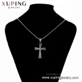 33753 xuping série Religião 2018 design Simples moda arma preta cor cruz pingente